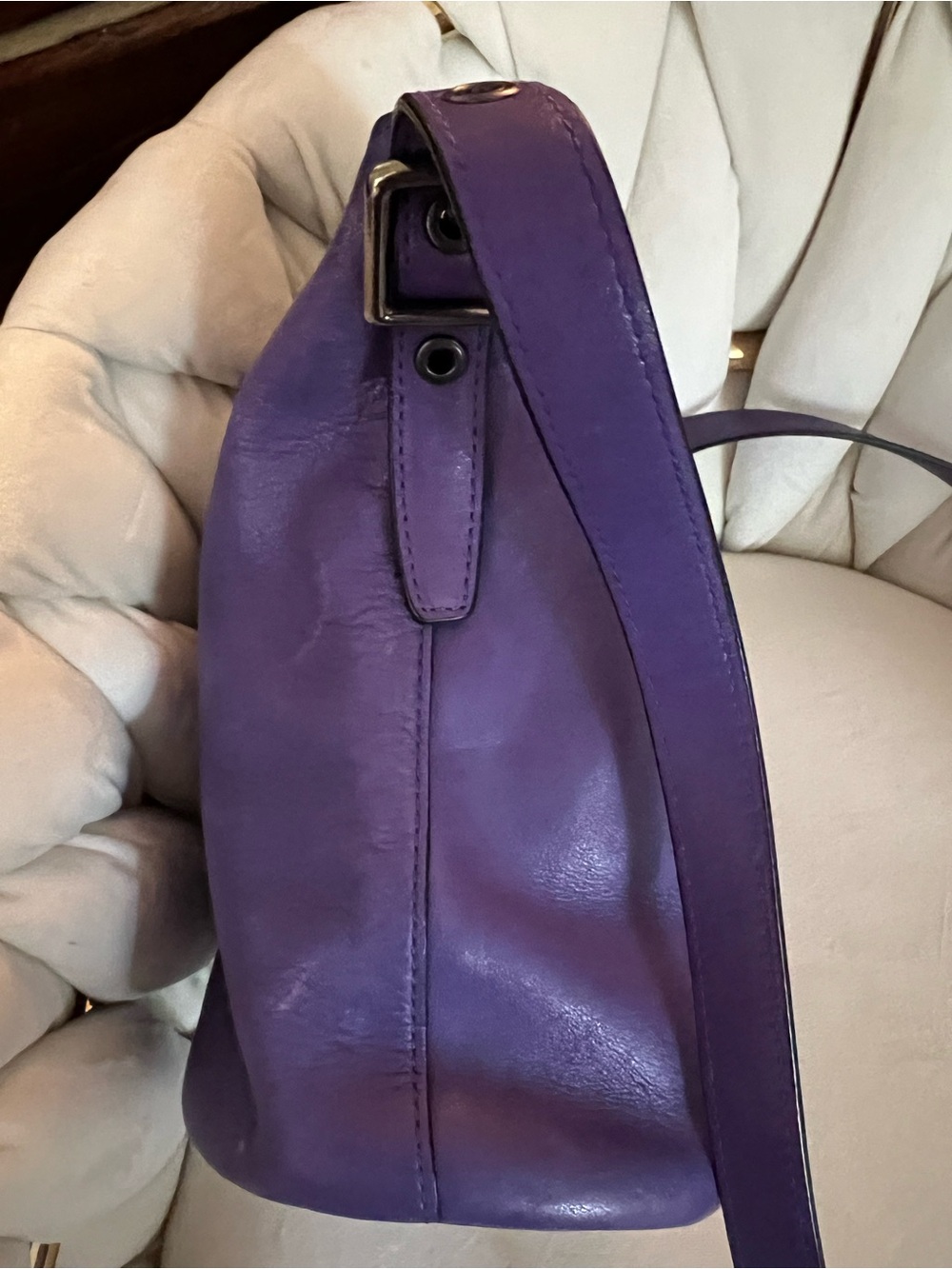 *Do Not Buy* Coach Bleeker Sport Mini Duffle Crossbody Bag in *Rare Color Purple - Picture 3 of 7